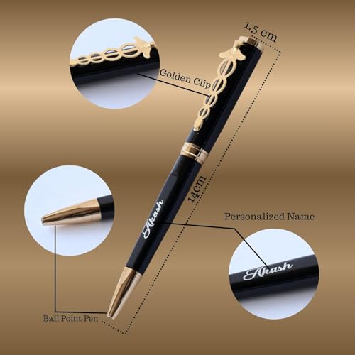 Image of Personalized Pen with Name Engraved I Metal Classy Customized Roller Ball Pens I Comfortable to Hold & Write I Gift for Men & Women Birthday Corporate Gifting (DOCTOR PE)