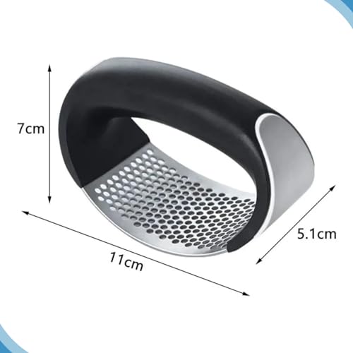 Espremedor Amassador de Alho em Aço Inox e ABS Kadosh Utensílios de Cozinha em Aço Inoxidável: Tritu