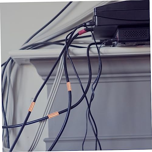 Ferrules de terminaison électrique en cuivre isolé pour câblage audio haute fidélité