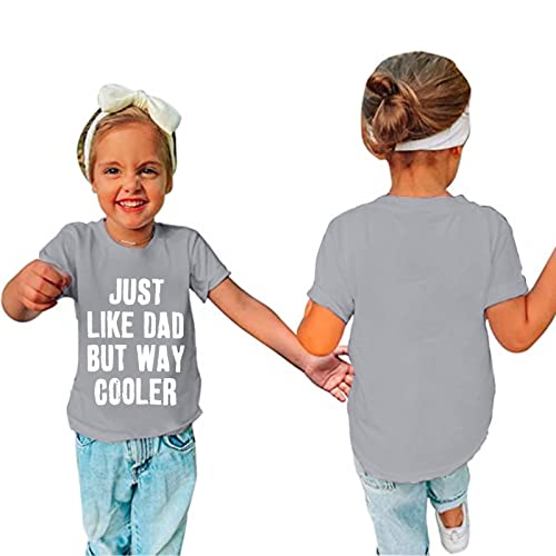 Toddler Baby Boys Girls T-Shirt Letter Print Short Sleeve Shirt Funny Letter Print Summer Casual Tee