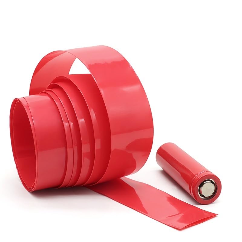 Guaina termorestringente in PVC, 10 metri, protezione per cavi di grado industriale, larghezza da 29,5 mm a 280 mm, per isolamento elettrico e riparazione