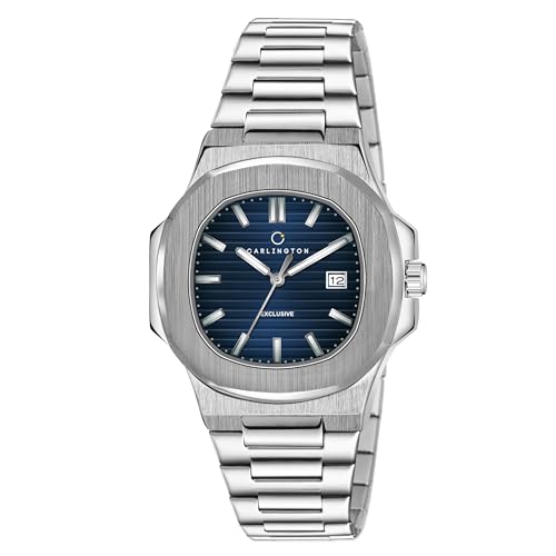 Carlington Stainless Steel Analog Wrist Watches for Men-Ct 8822