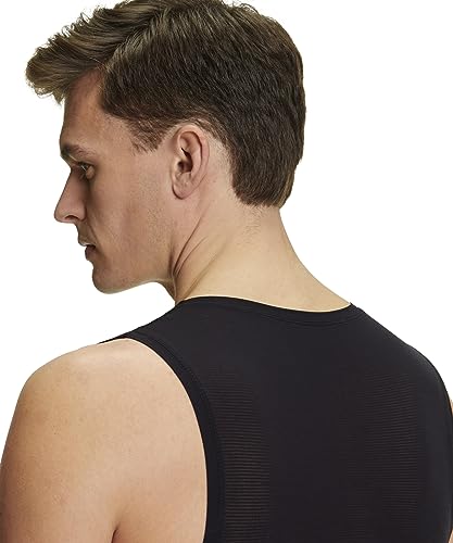 FALKE Herren Baselayer-Shirt Ultralight Cool M S/l Sh Funktionsmaterial schnelltrocknend 1 Stück, Schwarz Black 3000, XL