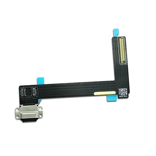 Charging Port Connector Dock Flex Cable Replacment for Ipad Air 2 (Black)