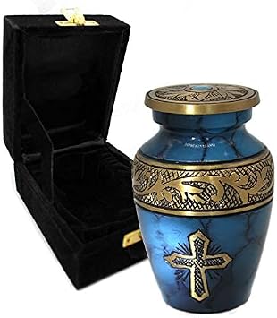 Blue Cross Cremation Urns for Human Ashes Adult Male Urns for Ashes