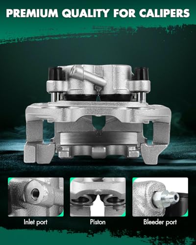 Image of SCITOO 19B3256 Front Right Disc Brake Caliper w /Bracket Fit For Mercedes-Benz For E350 2006-2009,For Mercedes-Benz For R350 2006-2012,For Mercedes-Benz For R500 2006-2007, Double Pistons