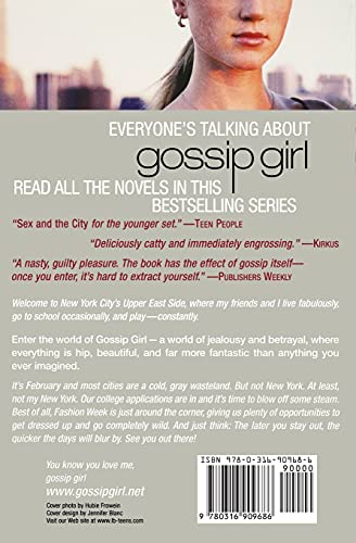 Because I'm Worth It: A Gossip Girl Novel: 4