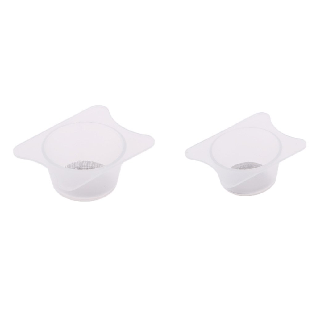 Tazza filtro per vernice aerografo accessori 2 pezzi tazza purificante vernice strumenti modello acciaio inox PP bianco