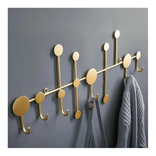 Perchero de pared creativo con acabado de lujo para almacenamiento en el hogar 5