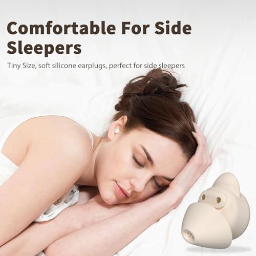 ANSTEN Sleep Headphones, Small Invisible Noise Cancelling Sleep Earbuds, Sleep Earbuds for Side Sleepers, Hidden Earplugs for Sleep, Digital Power Display, Ear Buds for Sleeping, Working, Hiking - Thumbnail 3