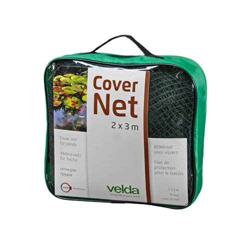 VELDA Filet de Bassin à Mailles Fines 2 x 3 m - Filet de Protection Contre Les Oiseaux - Maille Fine - Filet de Protection Contre Les hérons de Poisson -...