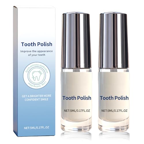 Tooth Polish 2PCS Tooth Whitening Paint Instant White Tooth Paint Gentle & Safe Formula Portable Oral Care Safe Formula & Long-Lasting Results