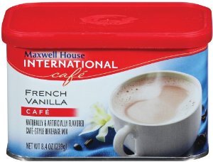 Maxwell House International Coffee French Vanilla Cafe, 8.4-ounce Cans (Pack of 3)
