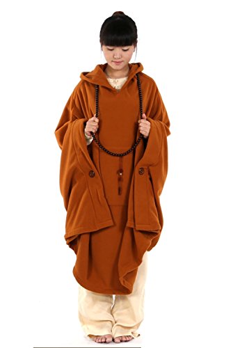 Image of ZanYing Meditation Buddhist Hooded Cloak Outfit Oversize Coat