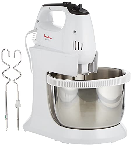 MOULINEX Hand Mixer with stand AND STAINLESS STEEL bowl - Image 2