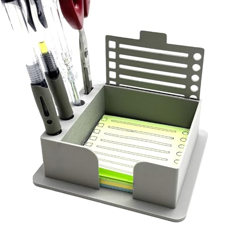 Dtharen 付箋ステンシルテンプレート | 付箋収納ボックス | 繰り返し使える デスクトップ 紙ディスペンサー 引き出し 棚 自宅 職場 学校 勉強 学生 教師 授業 多用途 文房具