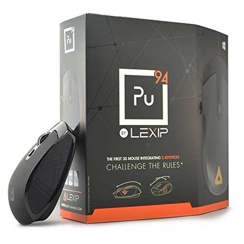 Lexip Pu94 Gaming Mouse-3D Wired And Rgb Gamer Mouse-Special 3D Environments And Design Software-2 Joysticks, 6 Buttons And 12 Programmable Directions - Ultimate Glide With 6 Ceramic Feet #TOP1