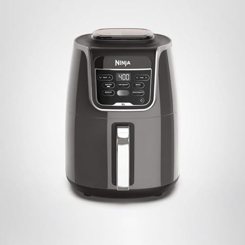 Ninja XL Air Fryer | 5.5 QT Capacity fits 3lbs of Wings | 5-in-1 Air Fry, Roast, Bake, Reheat & Dehydrate | 400°F Max Temp | 1750 Watts | With Dishwasher Safe Parts & Recipe Guide | Grey | AF150AMZ - Image 7