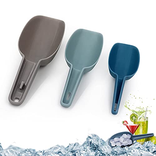 Eisschaufel, Popcornschaufel, Kunststoff, für Dosen, Mehl, Pulver, trockene Lebensmittel, Plastikschaufeln für Trockenwaren Kaffeebohnen Süßigkeiten Cover