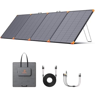 ZOUPW N-Type 16BB 450 Watt Portable Solar Panel,38V Foldable Solar Panel for Power Station with 25% High Efficiency,IP68 Waterproof 4 Adjustable Kickstands for RV Camping Hurricane Blackout