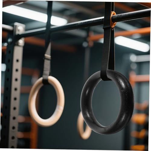 Par de anillas gimnasio fitness para entrenamiento corporal miniatura 6