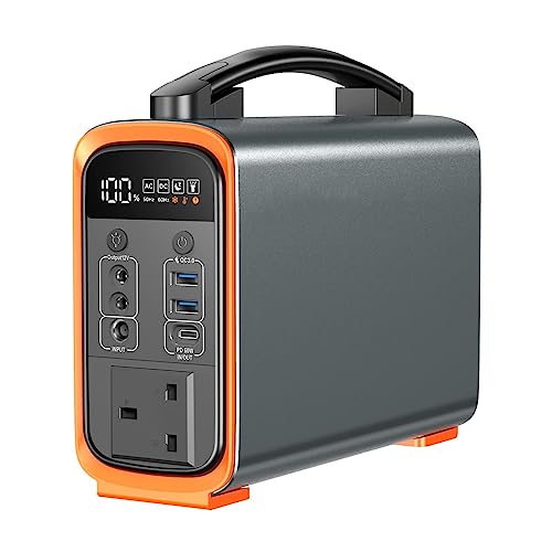Portable Power Station 240Wh, 240W Mobile Power...