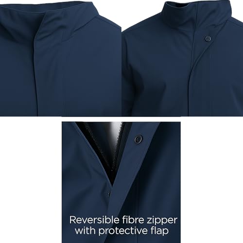 Image of Unox Rain Coat for Men waterproof, Unisex Raincoat for Women waterproof with Pant Set suitable for Men, Women, Boys & Girls Adjustable Top and Bottom Rain Coat