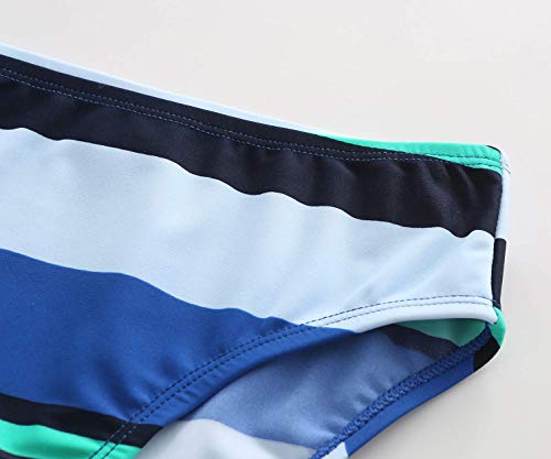Image of Girls Two Piece Swimsuits Rainbow Bikini Sets Adjustable Strap Bathing Suits