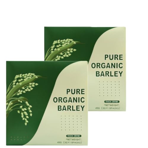 Harina de cebada verde natural, cebada orgánica 100% pura, polvo de jugo de hierba de cebada orgánica, buena para personas con malos hábitos de vida, buena para la salud y la forma del cuerpo