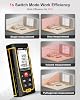 Medidor de distancia láser SNDWAY 229Ft con 2 niveles de burbuja y precisión de ±1/16" | TG70, pantalla retroiluminada de 2.0", 4 unidades, medición de área, volumen y Pitágoras para interiores y exteriores 8