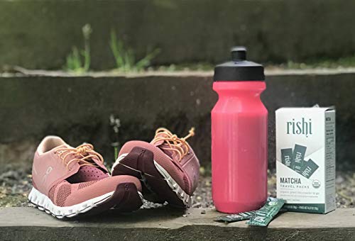 Rishi Tea Matcha Green Herbal Tea Powder To-Go Travel Sticks | Immune System Booster, Organic, Naturally Sweet, Highly Caffeinated, Energy-Boosting | 12 Packets, 0.63 Oz (Pack Of 1) #TOP4