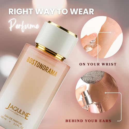 Image of JAQULINE USA BostonoramaPremium Long Lasting Perfume | Men Women | Citrus, Floral & Musky | Fresh & Elegant Fragrance - 100ml