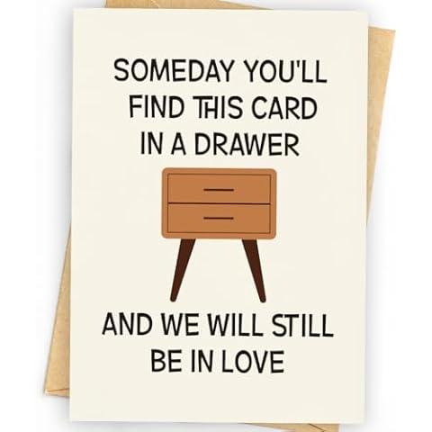 WowBefun Funny Birthday Card & Gifts for Husband Boyfriend Him, Happy Anniversary Card & Gifts, Valentine Day Cover