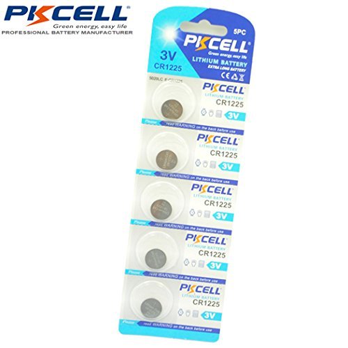 CR1225 ECR1225 DL1225 3V Coin Cell Lithium Batteries for Thermometer (2pc)