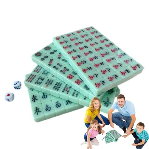 Jeu de carreaux facile à transporter pour jouer au mahjong au dortoir