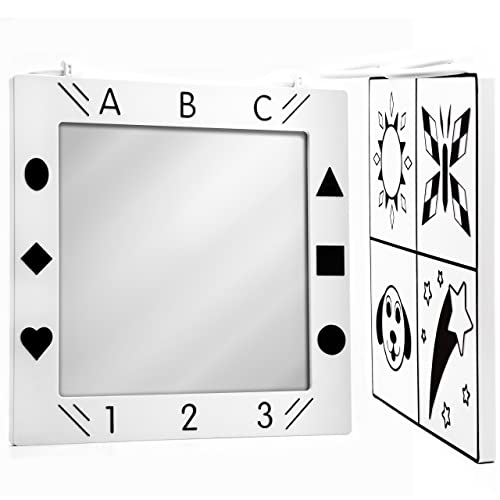 Baby Mirror, Doctor Designed Large Crib, Floor or Wall Mirror for...