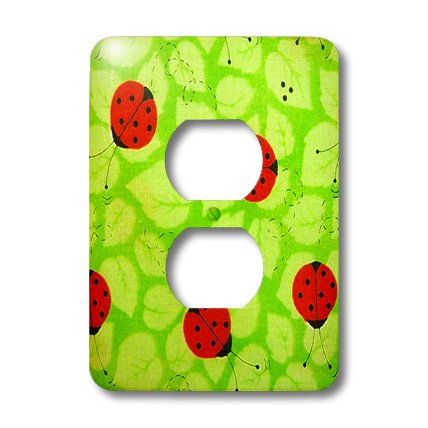 Plaque de prise coccinelle décorative 15 cm pour chambre d'enfant - 2