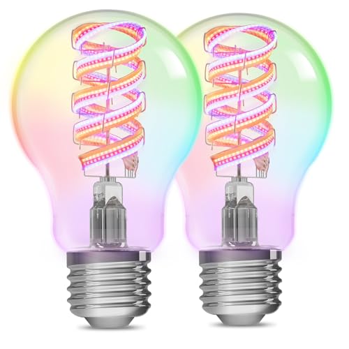 Image of Linkind Matter A19 Smart Light Bulbs, Alexa /Apple Home /Google Home, 2Pack