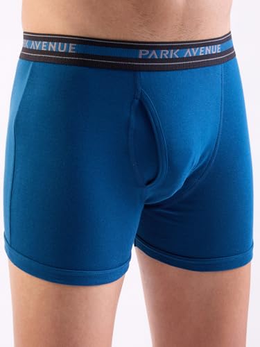 Image of Park Avenue Men Regular Fit Solid Pattern Pure Cotton Trunk Pack of 2