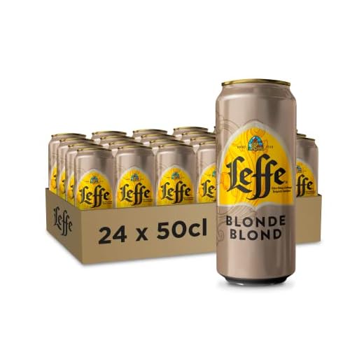 Leffe Blonde Bière Pack 24 Canettes 50cl