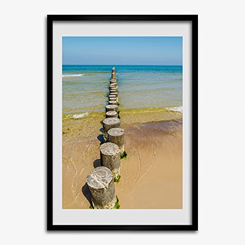 Cadre MDF 50x70 cm Tulup brise-lames pour affiche photo