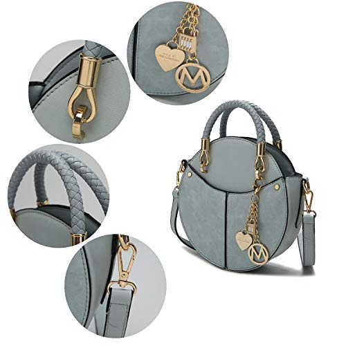 Mkf Collection Stylish Circle Crossbody Bag For Women,Wristlet Handbag – Lady Fashion Round Messenger Purse #TOP7
