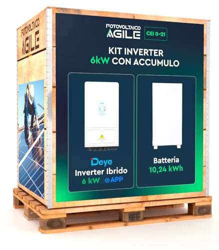 KIT Inverter Ibrido Deye 6 kW + Batteria 10,24 kWh