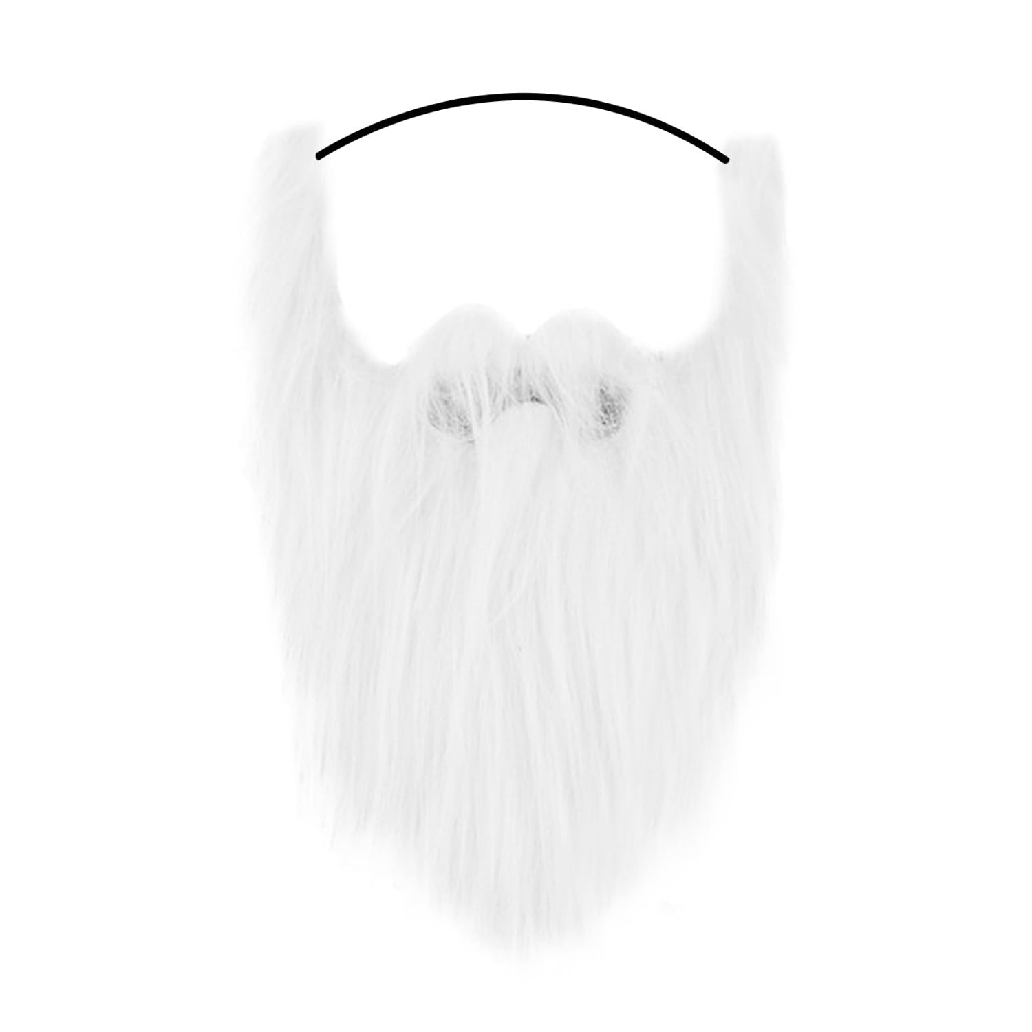QIHUAN 1 White Beard, Simulated Beard, Role-Playing Accessories, Performance Props, Party Costume Accessories