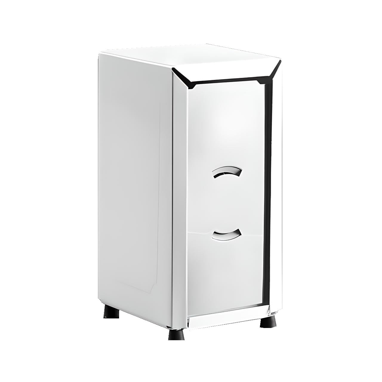 OCS Parts Tall-Fold Two-Sided Napkin Dispenser | White | Holds 150 6" x 13" Tall Fold Napkins | for Home Dining Room Tables, Kitchens, Restaurants,