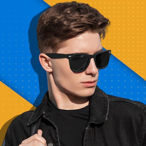 Classic Polarized Sunglasses for Men Women Retro Style Sun Glasses Trendy Design with UV Protection Shades2