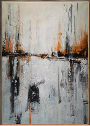 Grande peinture pour salon moderne abstrait art mural cadre 70x110cm