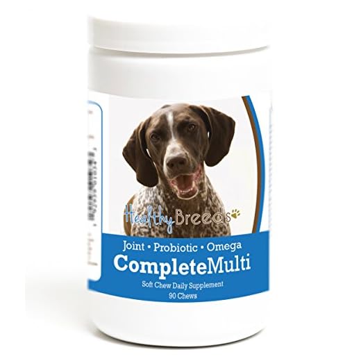 Healthy Breeds German Shorthaired Pointer All in One Multivitamin Soft Chew 90 Count
