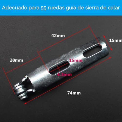 Miniatura 6 de Práctico Rodillo De Rueda Guía De Sierra 55 Para Sierra De Calar 55, Vástago Alternativo, Accesorios De Herramientas Eléctricas De Alta Precisión, Prácticos Y Agradables