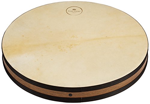 Meinl Sonic Energy 20" Wave Drum with Fillable Sealing Port and Hardwood Shell-NOT Made in China-Synthetic and Natural Skin Heads, for Ocean Sound Effect, Brown, (WD20WB)